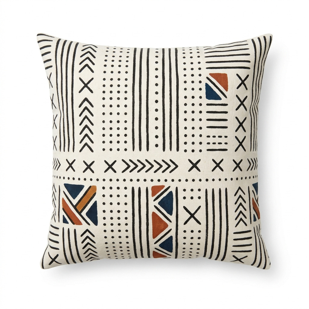 How to Make a DIY Mud Cloth Throw Pillow Cover With Fabric Paint — An Easy DIY Anyone Can Do