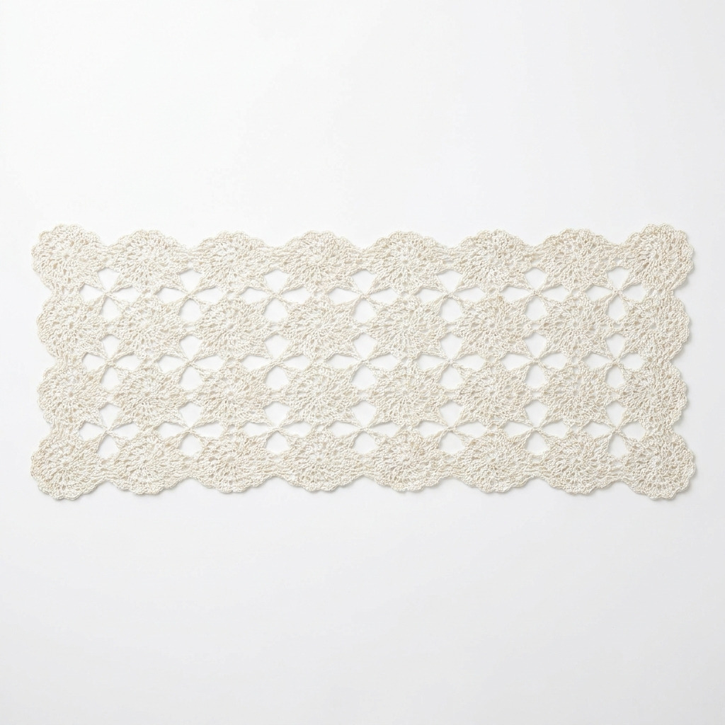 How to Crochet a Lace Doily Table Runner for Beginners