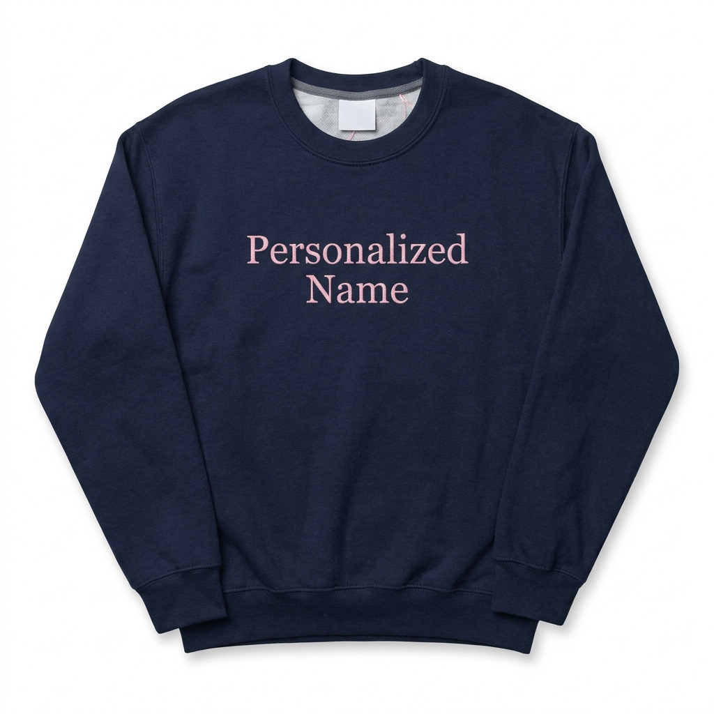 How to Embroider a Personalized Name Sweatshirt for a Friend — An Easy DIY Anyone Can Do