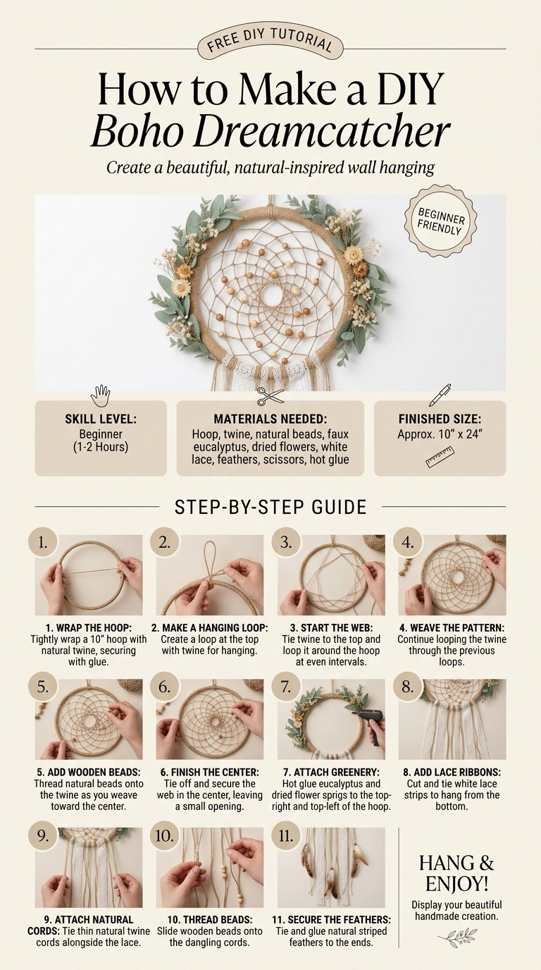 How to Make a DIY Boho Dreamcatcher — An Easy DIY Anyone Can Do