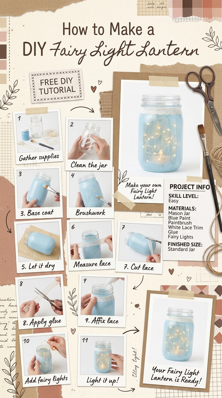 How to Make a DIY Fairy Light Lantern — An Easy DIY Anyone Can Do