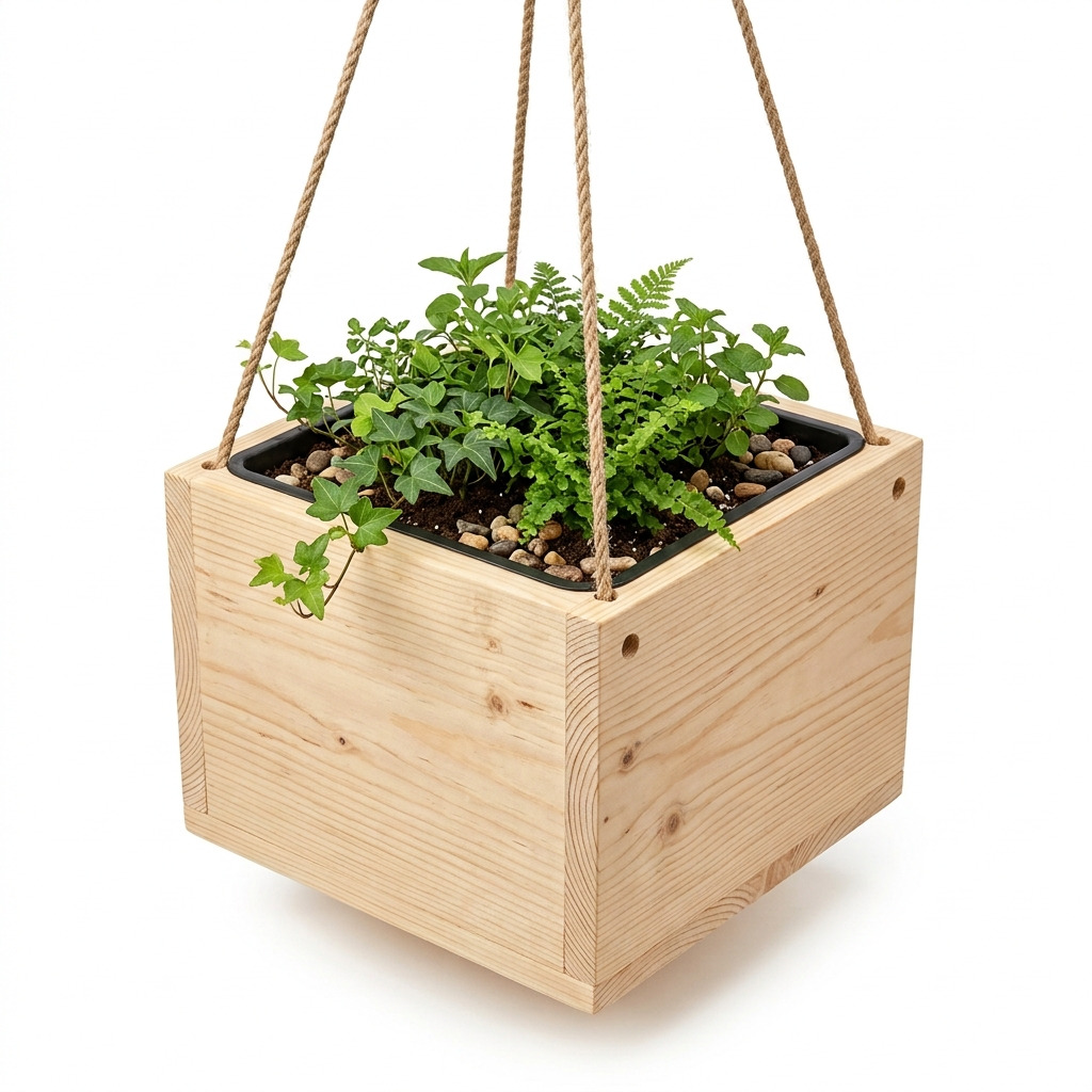 How to Make a DIY Hanging Planter With Rope