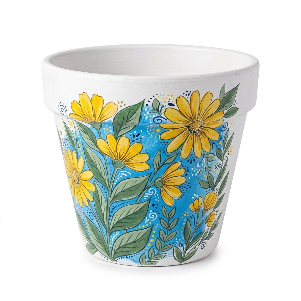 How to Make a DIY Painted Flower Pot — An Easy DIY Anyone Can Do