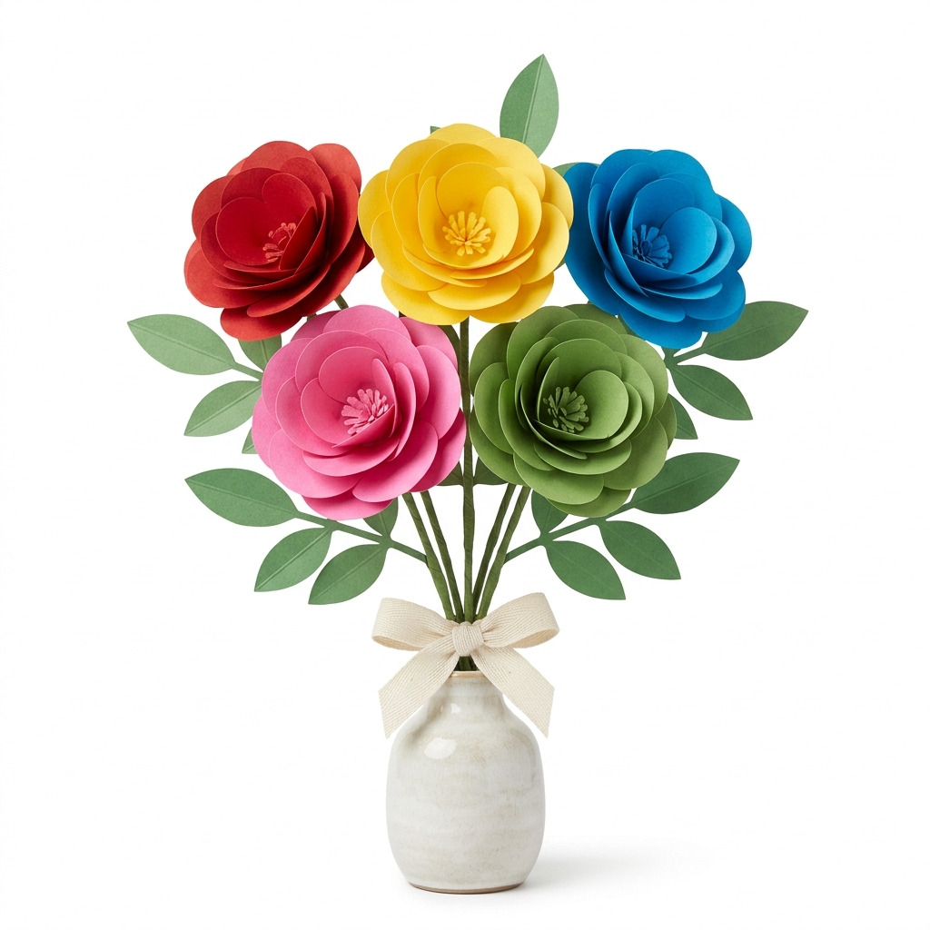How to Make a DIY Paper Flower Bouquet — An Easy DIY Anyone Can Do