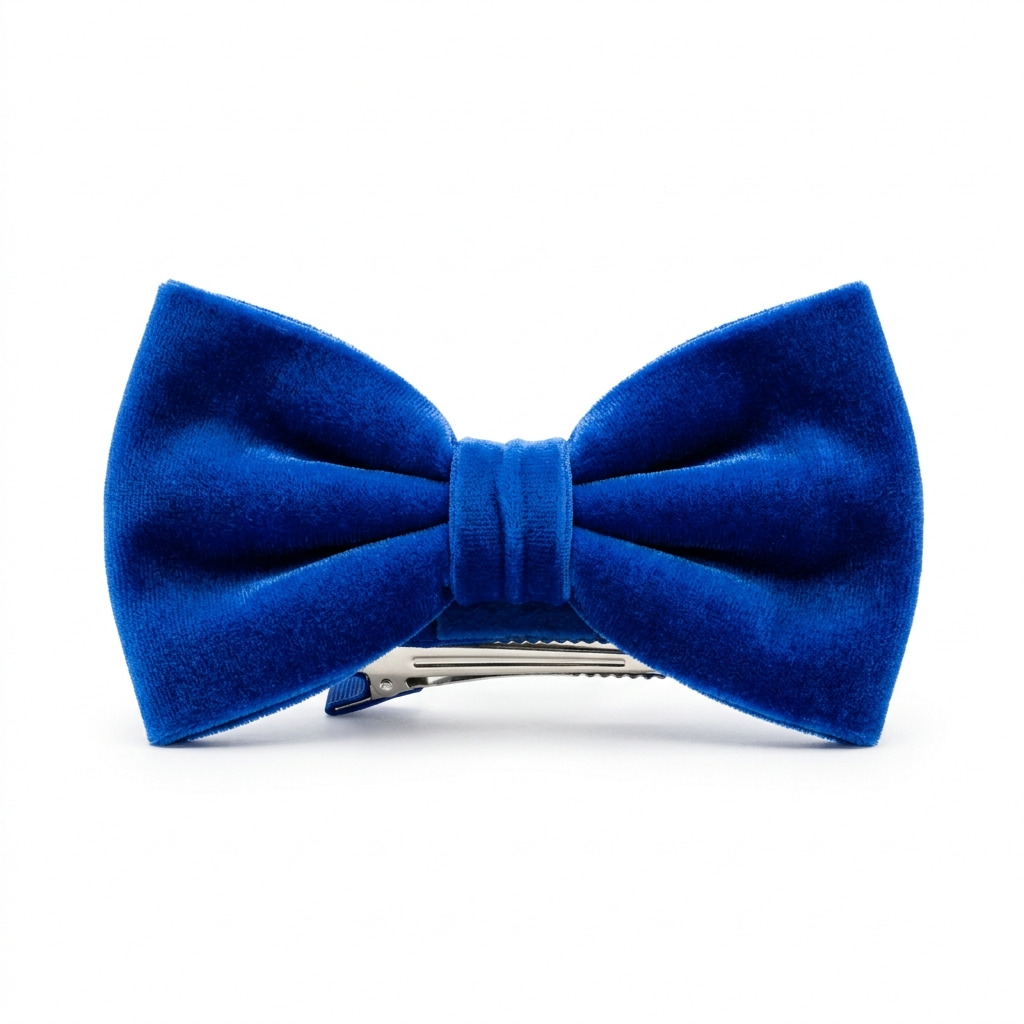 How to Make a Velvet Hair Bow Clip in Ten Minutes