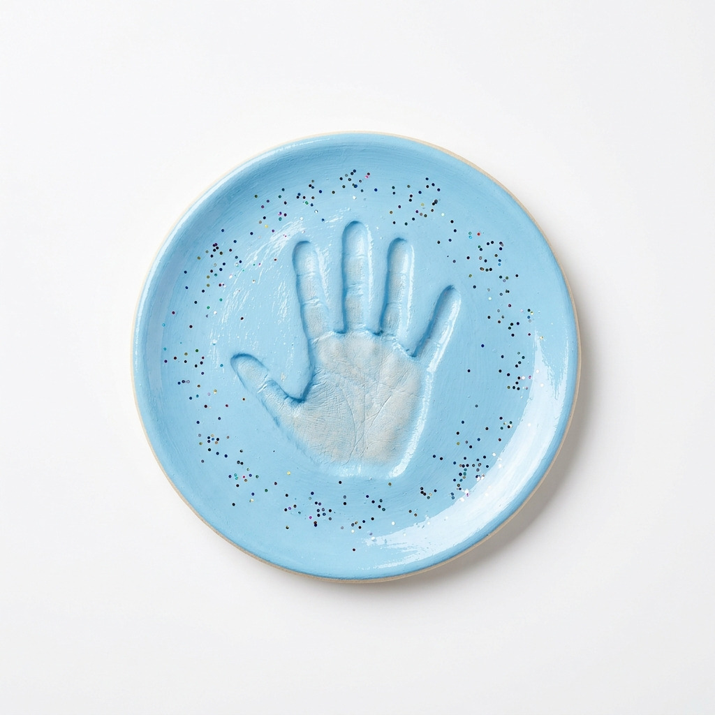 Salt Dough Handprint Keepsake Plate Kids Can Make