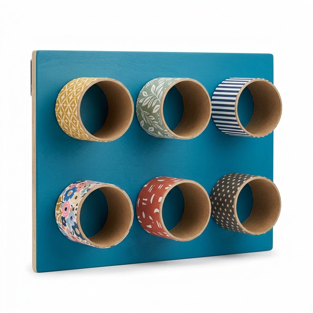 How to Transform Cardboard Tubes Into a Wall Organizer — An Easy DIY Anyone Can Do