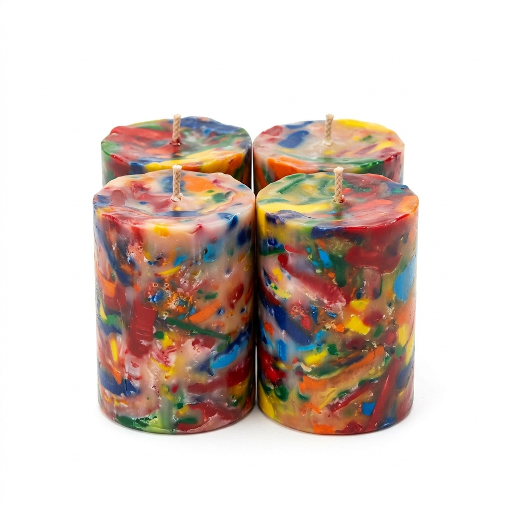 Turn Broken Crayons Into Colorful DIY Candles — An Easy DIY Anyone Can Do