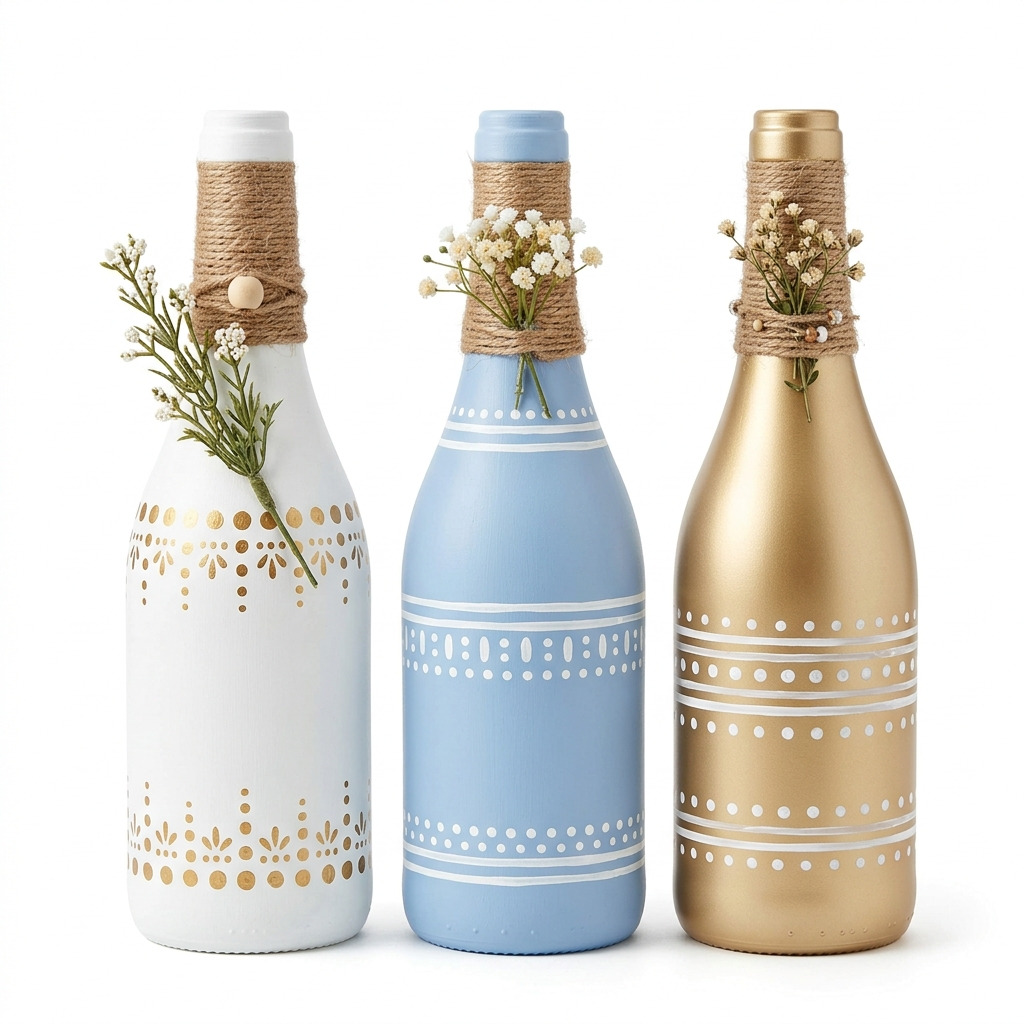 How to Turn Empty Bottles Into Elegant Home Decor — An Easy DIY Anyone Can Do