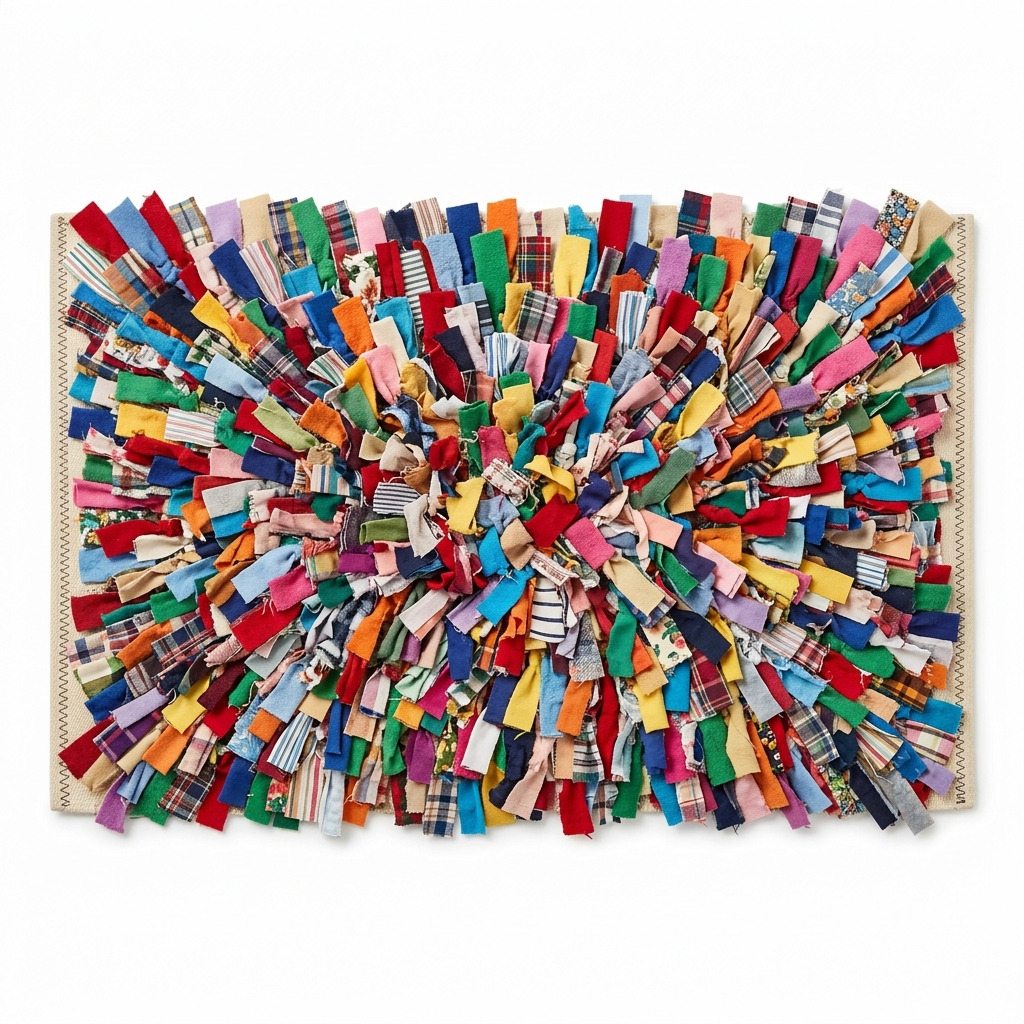 Turn Scraps of Fabric Into a Beautiful Rag Rug