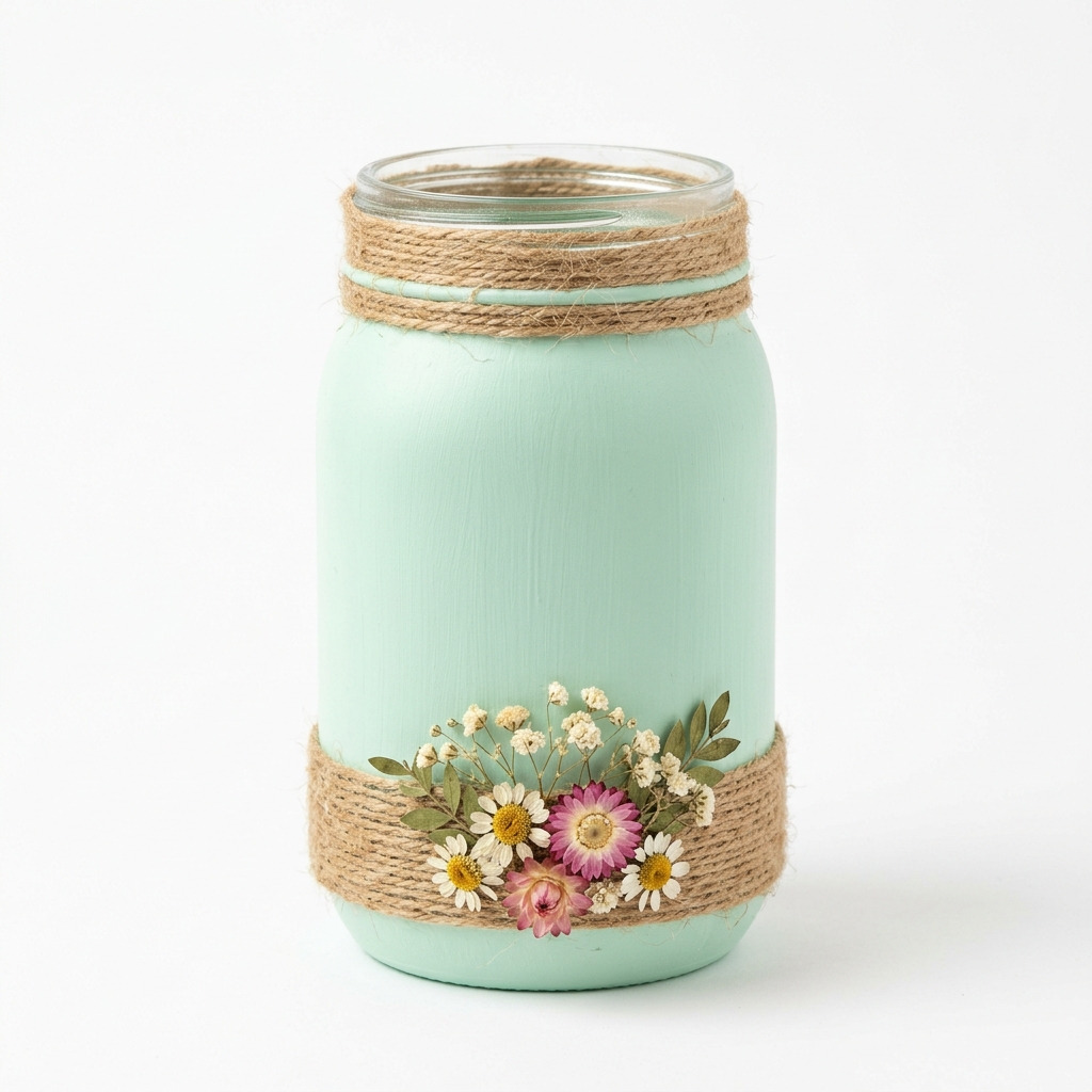 Turn an Old Glass Jar Into a Stunning Flower Vase — An Easy DIY Anyone Can Do